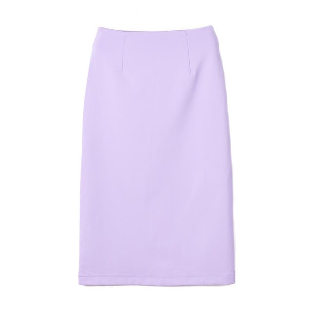 STRAIGHT MIDI SKIRT WITH SLIT - LAVENDER EB026 -LAVENDER VIKTOR & ROLF