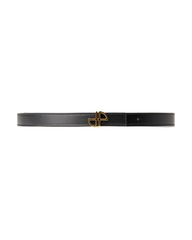 THIN JP BELT - BLACK BE0025008 -999B BLACK PATOU