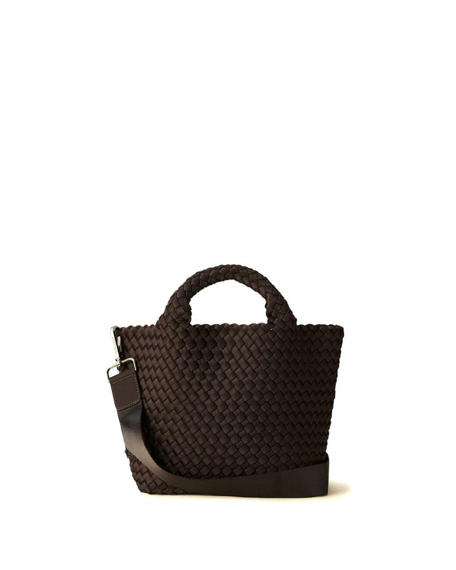 ST. BARTHS SMALL TOTE BAG - CHOCOLATE SN03012LD -CHOCOLATE NAGHEDI
