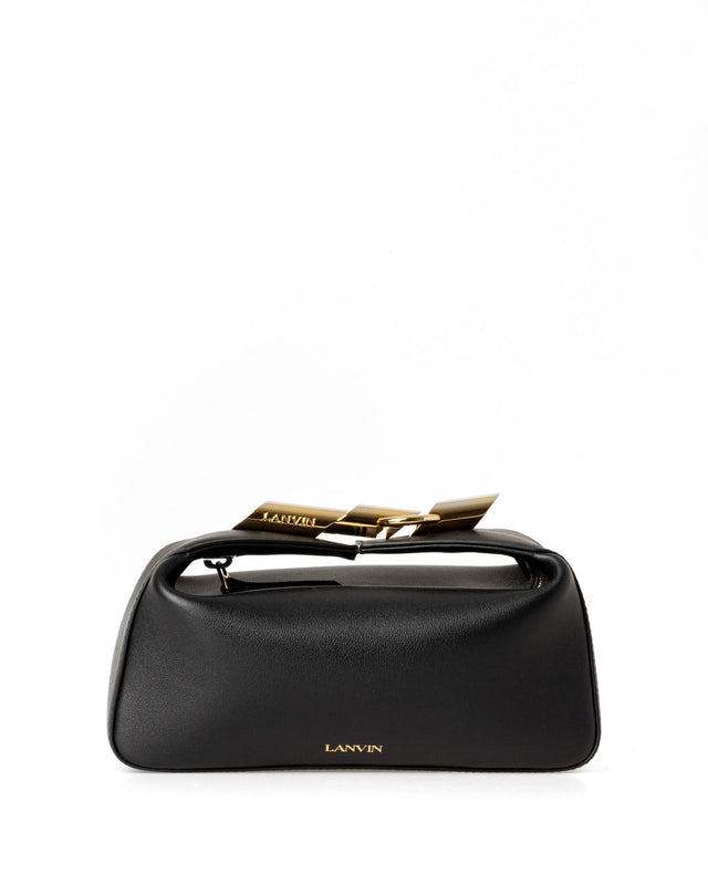 HAUTE SEQUENCE LEATHER CLUTCH BAG - BLACK LW-BGBE00-PIEN-P24 -10 BLACK LANVIN