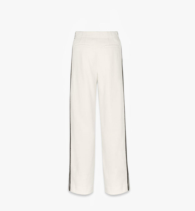 WOMENS FESTIVE BOUCLE PANTS WIDE - WHITE MFPESMM03WI0 WHITE MCM