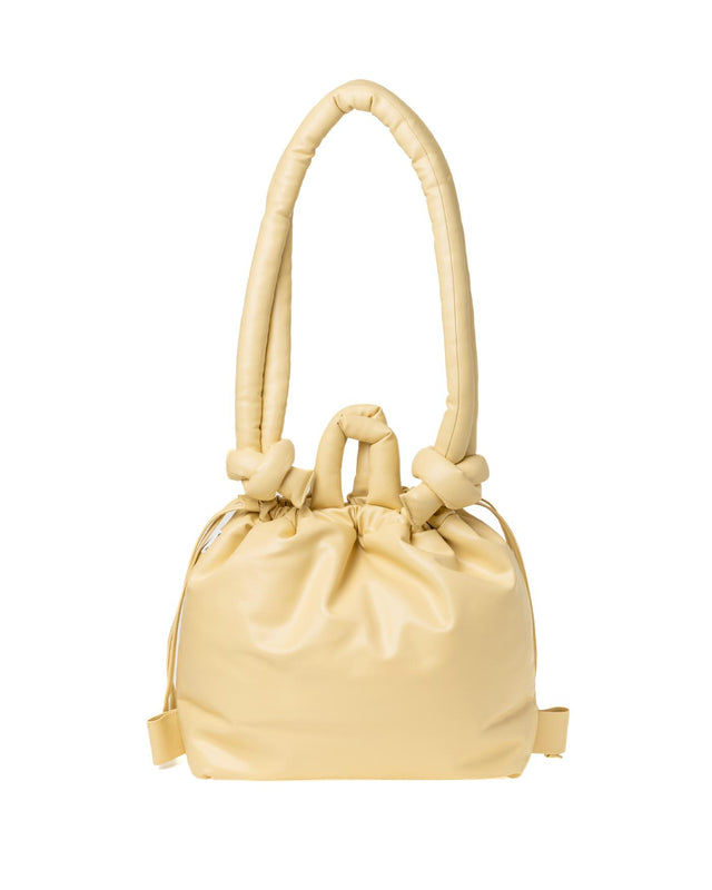 ONA VEGAN LEATHER BAG - BUTTER YELLOW OVL-BUT -BUTTER YELLOW OLEND