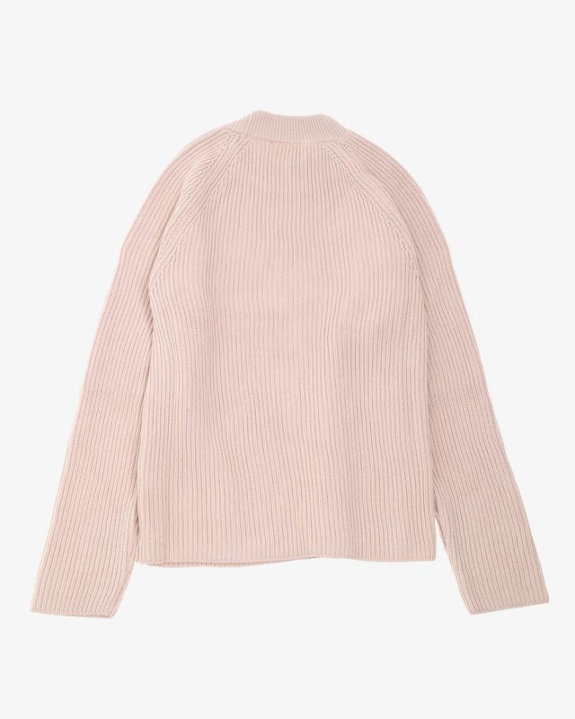CREWNECK WITH LABEL - POWDER PINK HKS024.KN0031 679 AMI PARIS