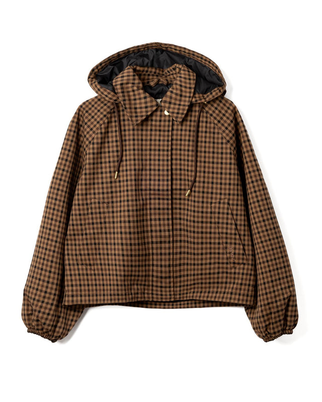 AUDREY SHOWERPROOF JACKET - VICUNA/ HESSIAN TARTAN LSP0256BR51 -VICUNA/HESSIAN TARTAN BARBOUR