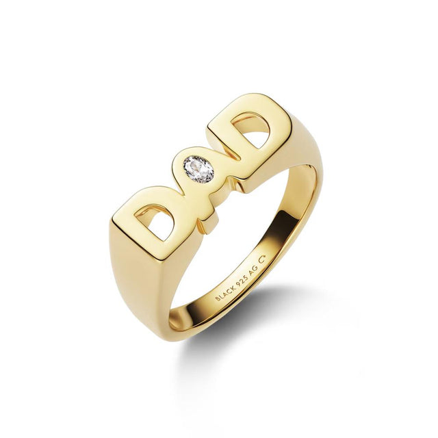 DAD ROYAL RING - GOLD 500497YG -GOLD MARIA BLACK