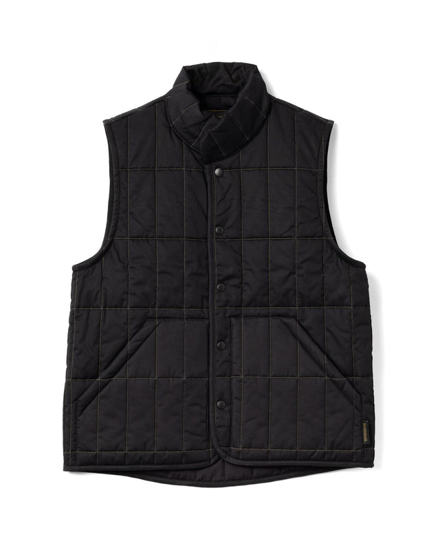HIGH NECK GILET - BLACK LV12007 102 -BLACK LAVENHAM