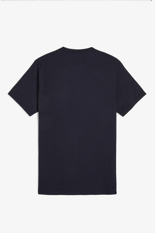 RINGER T-SHIRT - NAVY M3519 -608 FRED PERRY