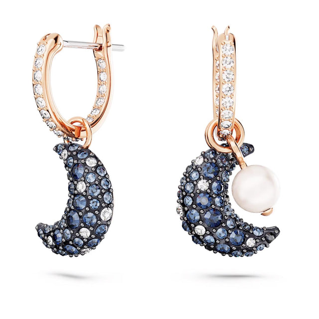 SUBLIMA DROP EARRINGS - MULTICOLOURED/ROSE GOLD-TONE PLATED 5671569 MUL/ROS SWAROVSKI