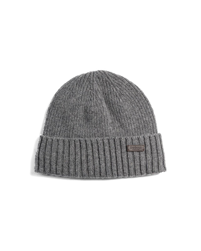 CARLTON BEANIE HAT - GREY MHA0449GY15 -GREY BARBOUR
