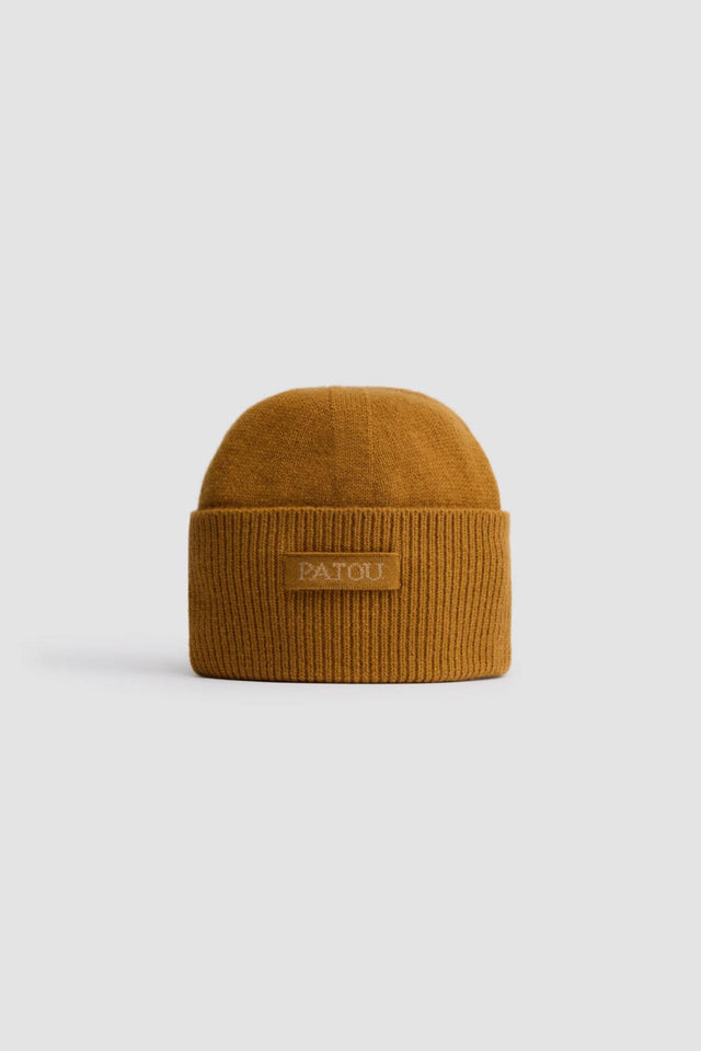 BEANIE IN WOOL AND CASHMERE - AUTUMN LEAF AC0788041 -220A AUTUMN LEAF PATOU