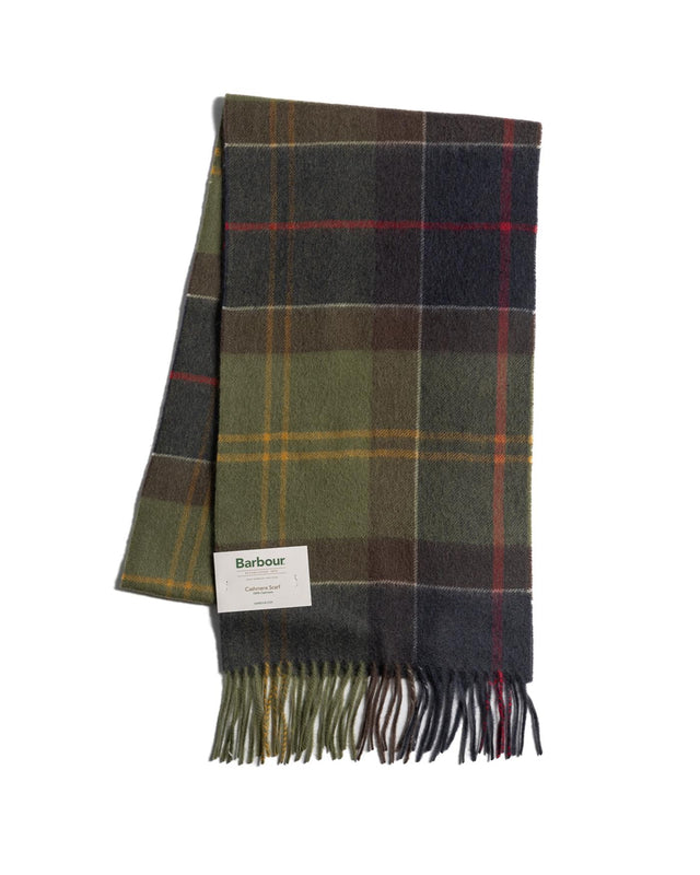 CASHMERE TARTAN SCARF - CLASSIC USC0194TN11 -CLASSIC BARBOUR