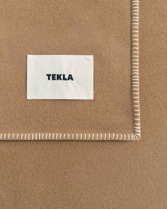 LAMBSWOOL BLANKET - OAK LB-CA130X180 -Oak TEKLA