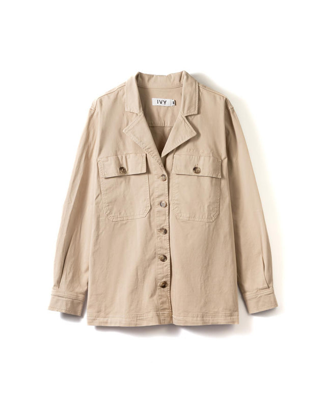 KARMEY WEEKEND JACKET - STONE BEIGE I234540 STONE BEIGE IVY COPENHAGEN