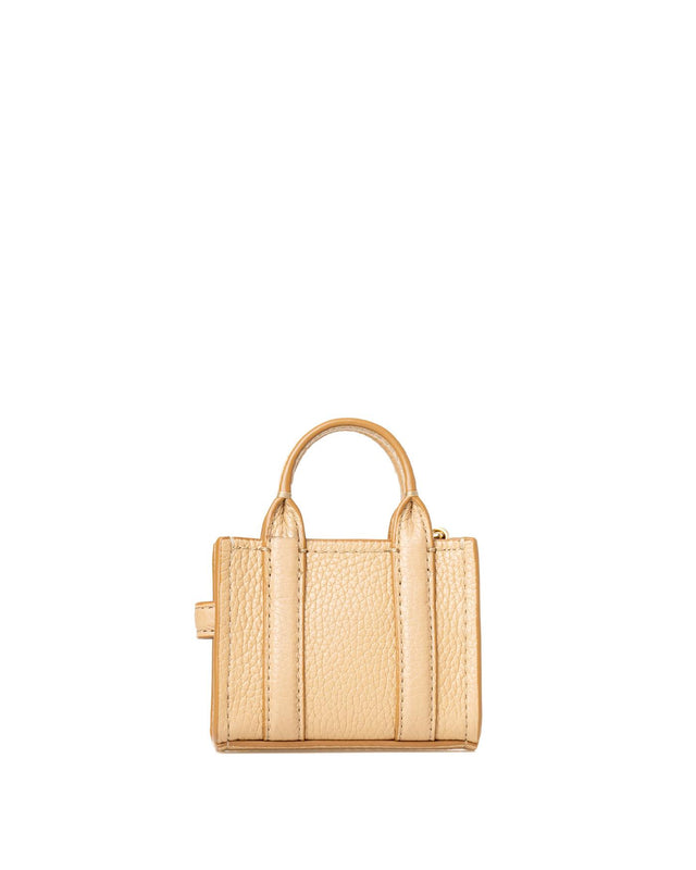 THE NANO TOTE BAG CHARM - CAMEL