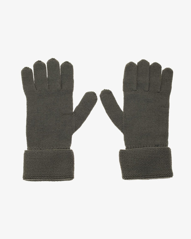 EMBROIDERED ORB GLOVES - GREEN 8202002M-K002S-OL M401/GREEN Vivienne Westwood