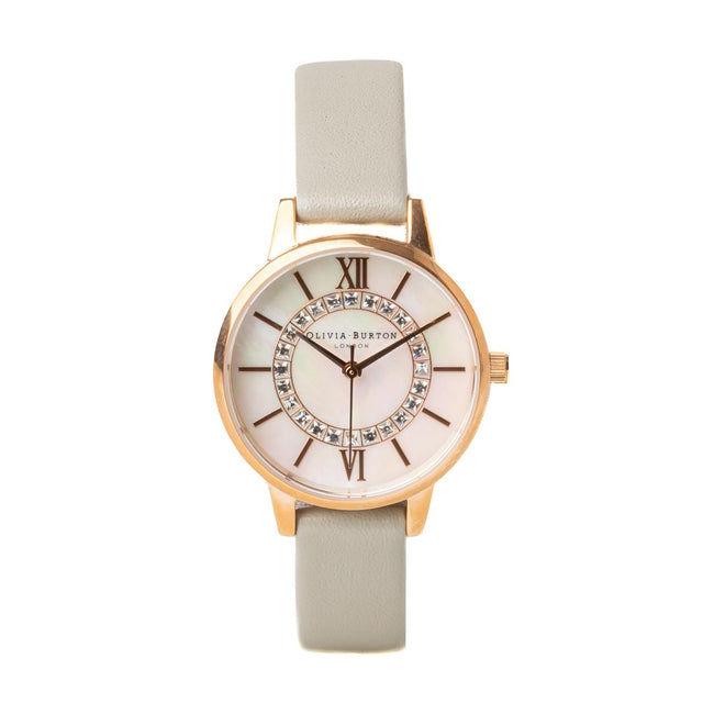 WONDERLAND WATCH - ROSE GOLD/ GREY OB16WD92 -ROSE GOLD/ GREY OLIVIA BURTON