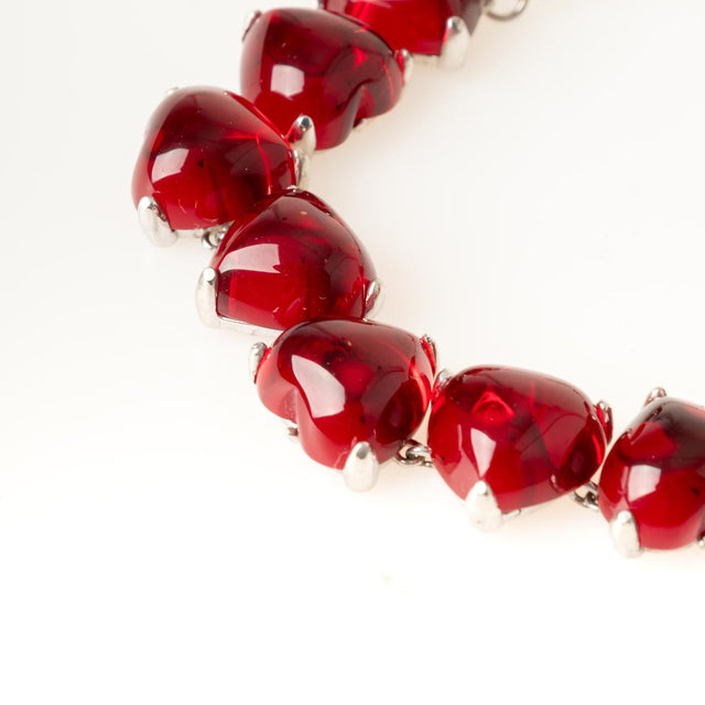 RED HEARTS BRACELET - SILVER UJW981.362 -900 SILVER AMI PARIS