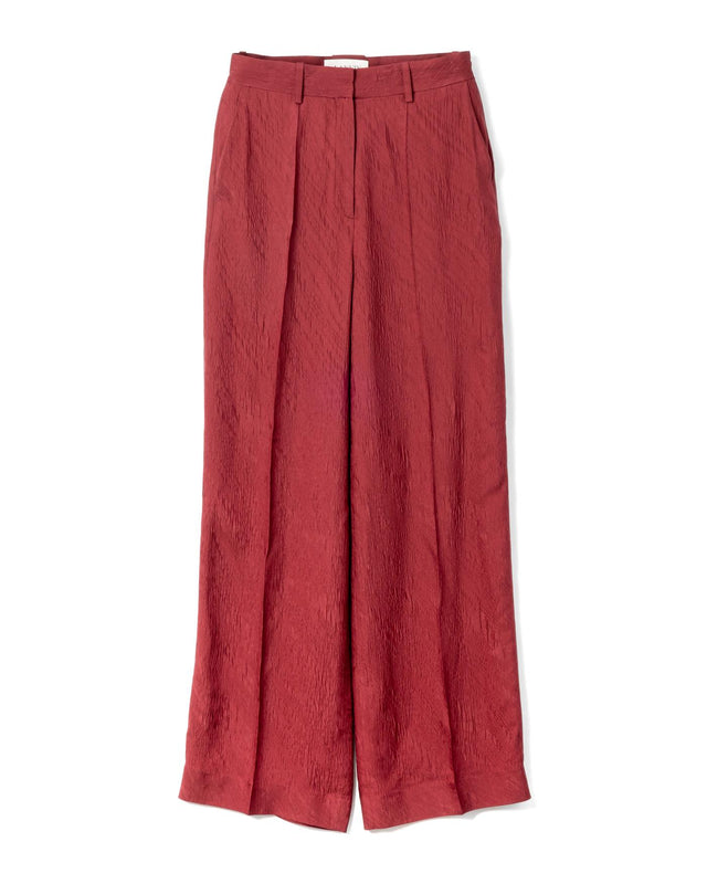 TEXTURED WIDE-LEG TROUSERS - CINOBER RW-TR0010-6102-E25 -310 CINOBER LANVIN