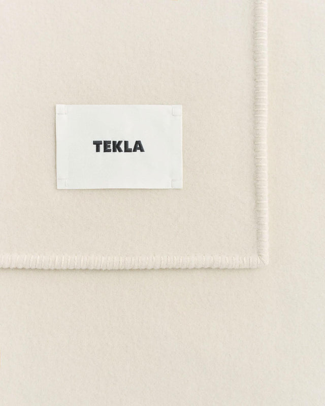 LAMBSWOOL BLANKET - SNOW LB-OW130X180 -Snow TEKLA