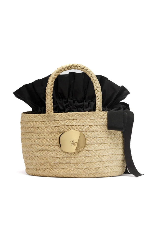 RAFFIA ICONIC BUCKET BAG - VANILLA AC0970140 -102V VANILLA PATOU