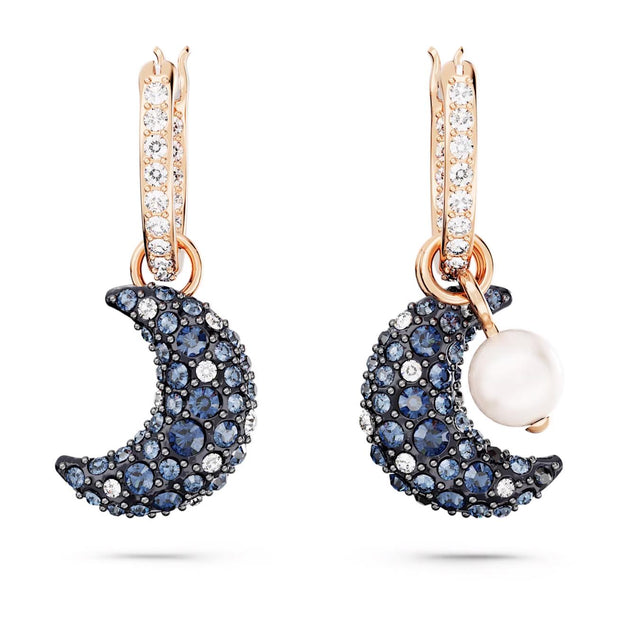 SUBLIMA DROP EARRINGS - MULTICOLOURED/ROSE GOLD-TONE PLATED 5671569 MUL/ROS SWAROVSKI