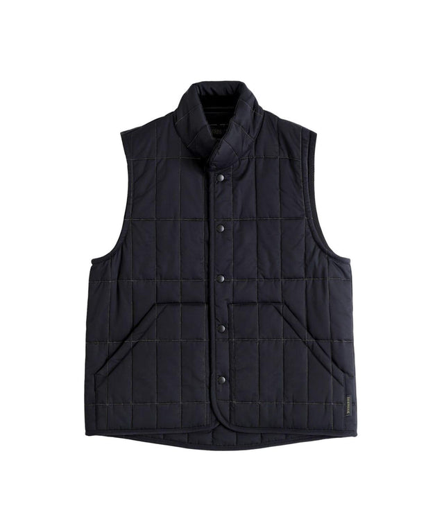 HIGH NECK GILET - BLACK LV12007 102 -BLACK LAVENHAM