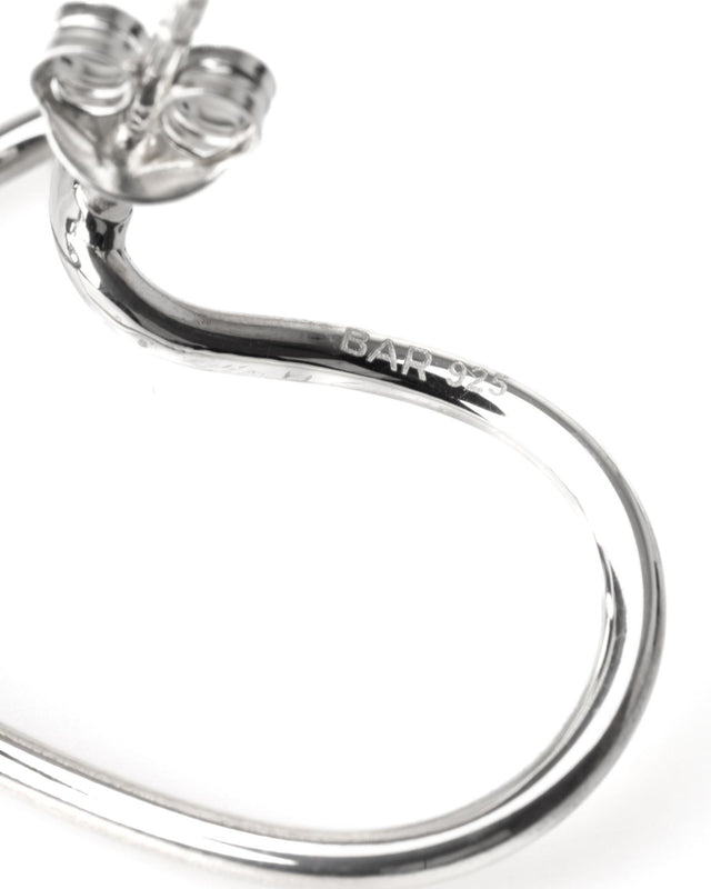 DANCING HEARTS EARRINGS - SILVER DANHE-EA-148 -SILVER BAR JEWELLERY