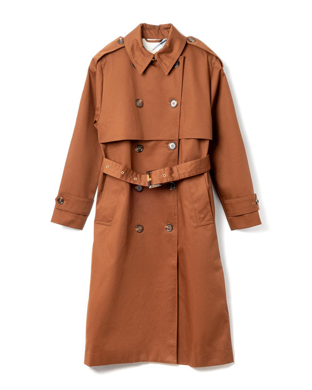 AOIFE SHOWERPROOF TRENCH - -VICUNA/ HESSIAN TARTAN LSP0246BR51 -VICUNA/HESSIAN TARTAN BARBOUR