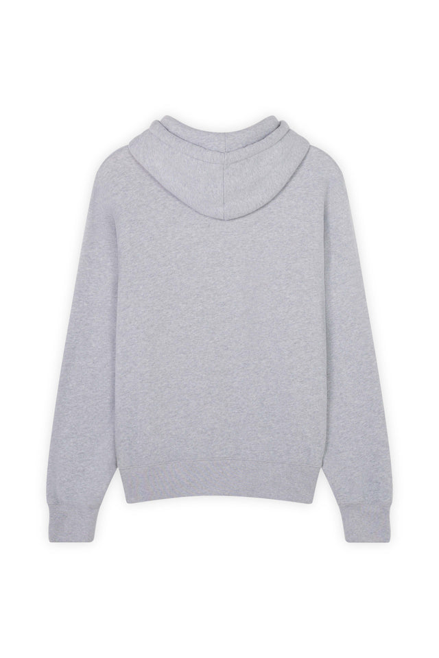 FLOWERS COMFORT HOODIE - LIGHT GREY MELANGE