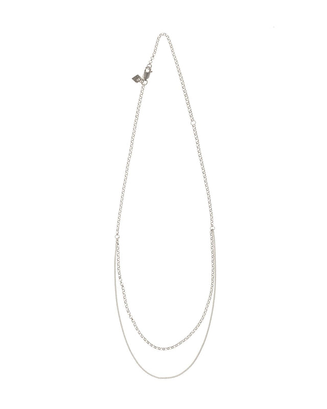 CASCADE NECKLACE - SILVER CAS-NE-69 -SILVER BAR JEWELLERY