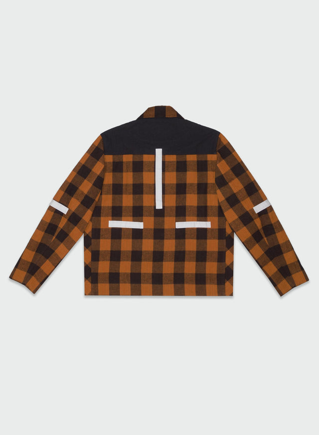 PLAID WORKER JACKET - ORANGE CGAW23CWOJKT62 ORANGE CRAIG GREEN