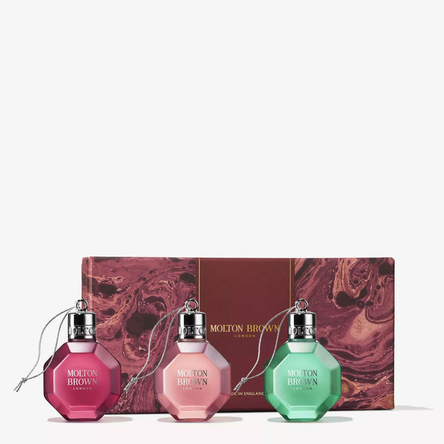 FESTIVE BAUBLE GIFT SET MTB053 75ML X3 MOLTON BROWN