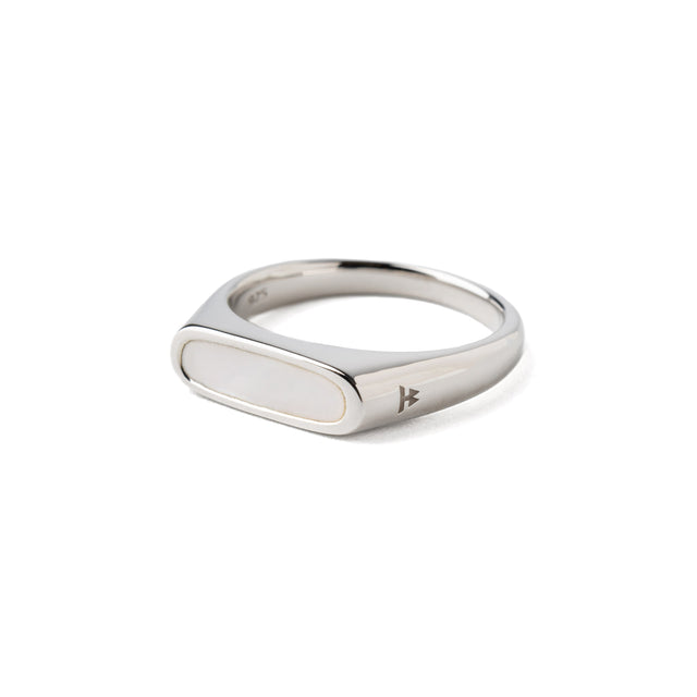 MARIO RING WHITE MOP -  WHITE MOP