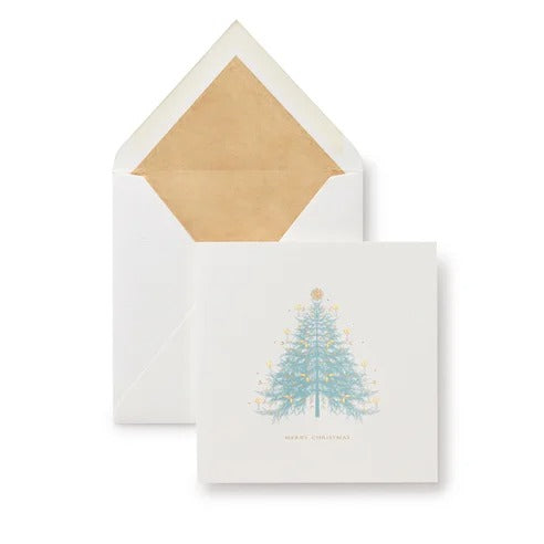XMAS FIR TREE 10CE - WHITE WOVE
