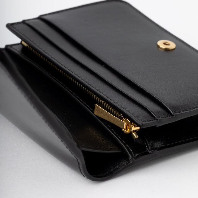 TRIOMPHE COMPACT WALLET - BLACK