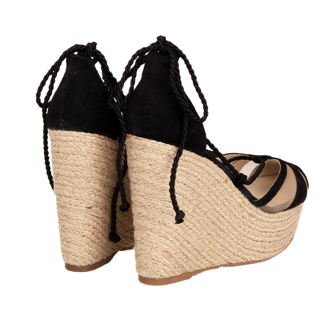 SABRINA WEDGE - BLACK
