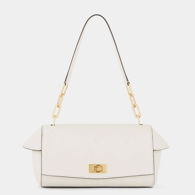 ANYA HINDMARCH 180900CHALK HIGH SHINE CAPRA