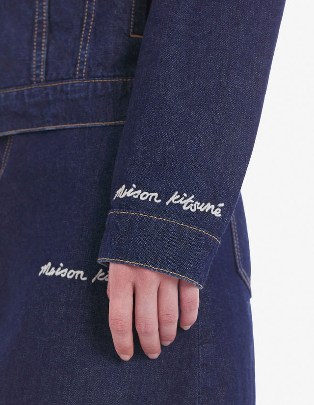 Maison Kitsune LW02107WW0081WASHED INDIGO