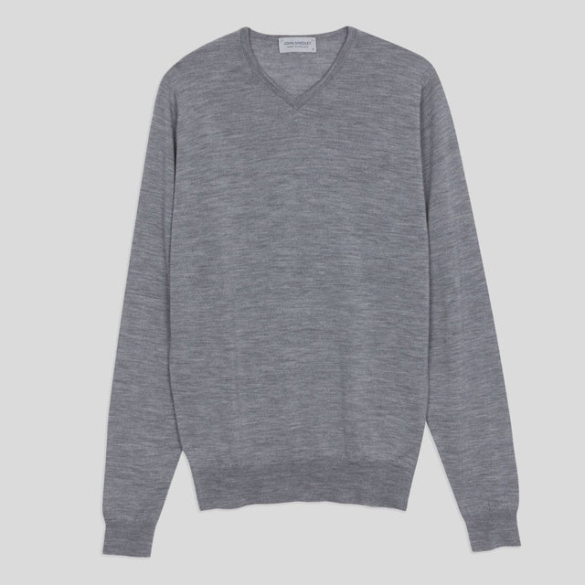 John Smedley SHIPTON PULLOVER VN LSSILVER