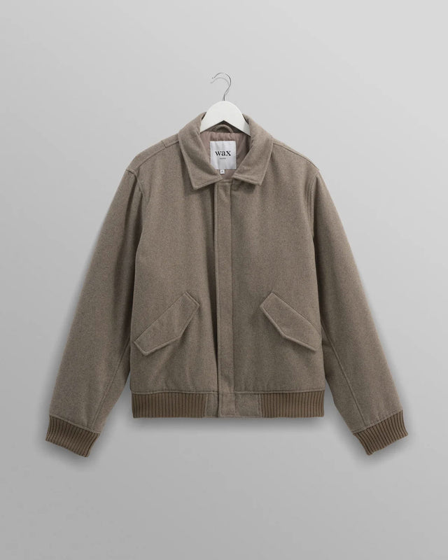 WAX LONDON AW24-JKT-KNO-BKN-NAT-NATURAL