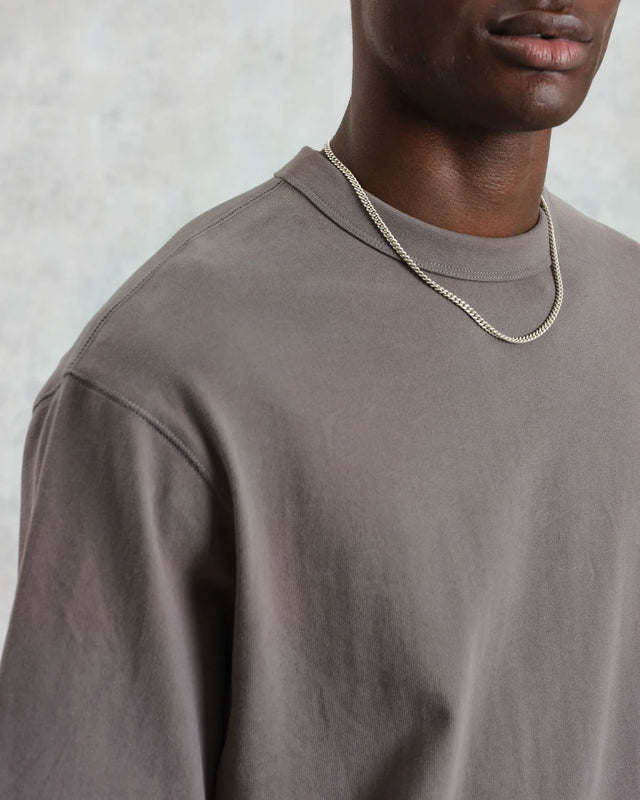 WAX LONDON AW24-TEE-MIL-BLP-DKG-DARK GREY