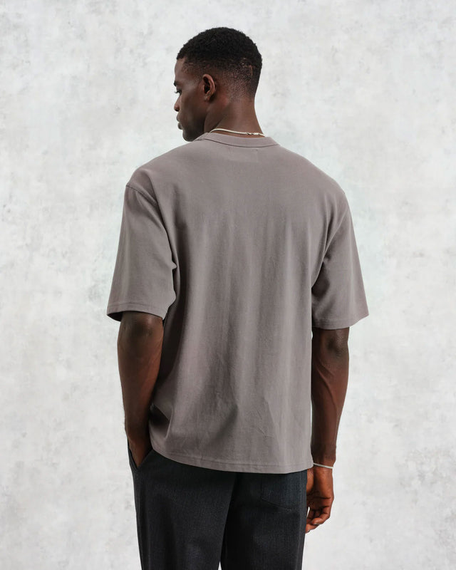 WAX LONDON AW24-TEE-MIL-BLP-DKG-DARK GREY