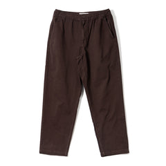 KURT TROUSER L30 ORGANIC CTTN TWILL - DARK BROWN