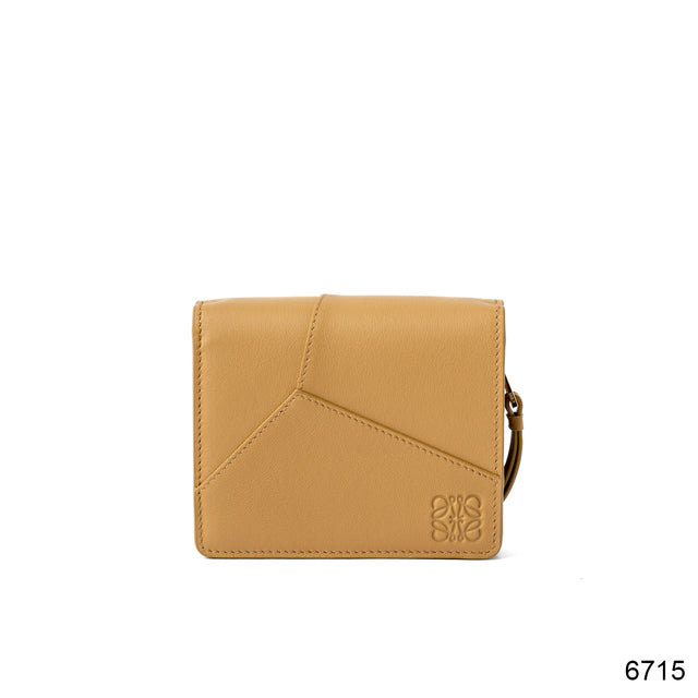 PUZZLE EDGE COMPACT ZIP WALLET - SAHARA