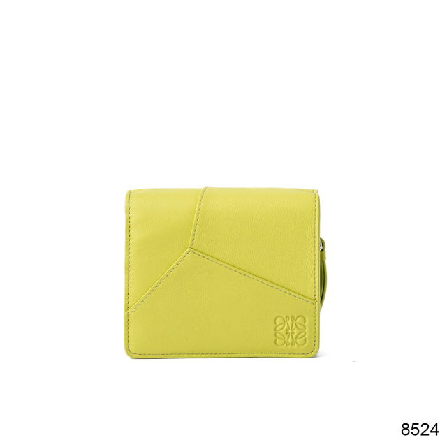 PUZZLE EDGE COMPACT ZIP WALLET - ANISE