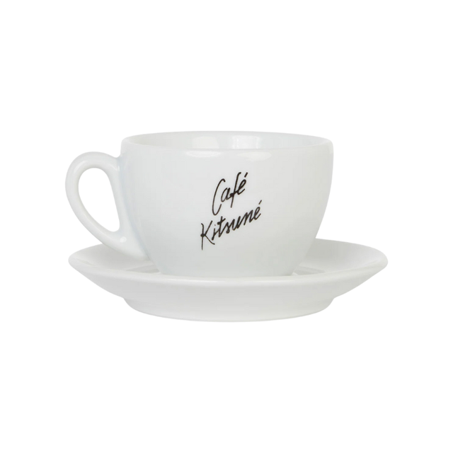 CUP & SAUCER CERAMIC - WHITE