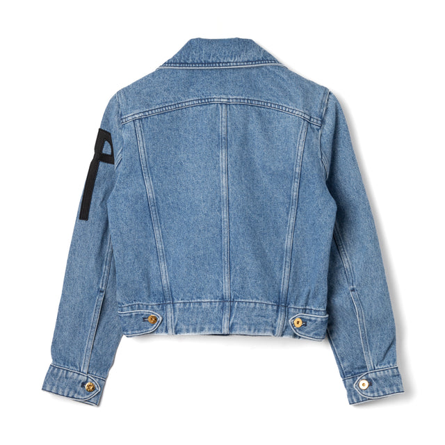 ICONIC DENIM SHAPED JACKET - HERITAGE BLUE WASH