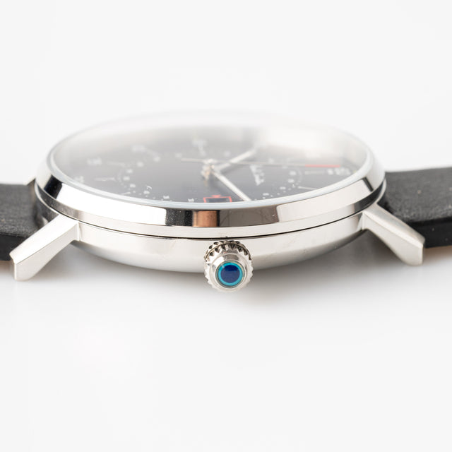 Tempo 41mm 3Hand/Date STP SS - BLACK
