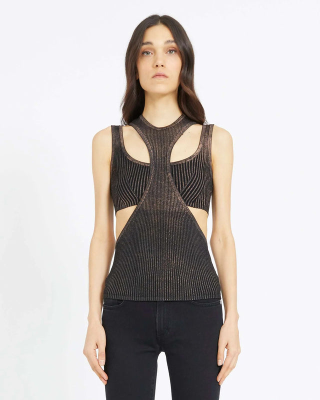 SINGLET UINEN - E8-BRONZE