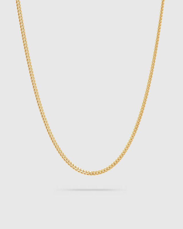 CURB CHAIN - GOLD